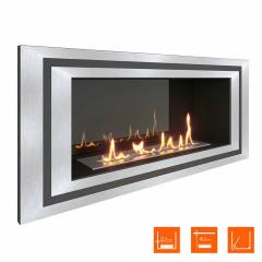 Fireplace Steelheat LONG-D 900 Small Стемалит