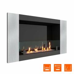 Fireplace Steelheat LONG-V 900 Стекло Стемалит