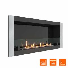 Fireplace Steelheat ONE-V 1100 Стекло Стемалит