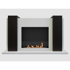 Fireplace Steelheat Manhetten Стекло