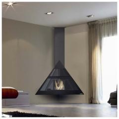 Fireplace Traforart Admeto подвесной черный