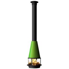 Fireplace Traforart Arlet центральный подвесной низкое стекло RAL