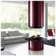 Fireplace Traforart Diamante центральный без стекла RAL