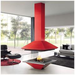 Fireplace Traforart Gaia центральный без стекла RAL