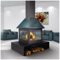 Fireplace Traforart SANDRA CENTRAL RAL