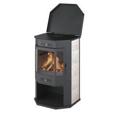 Fireplace Везувий ПК-05 Призматик с плитой беж.