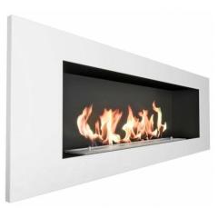 Fireplace Zefire Elliot 1200 с белой рамкой