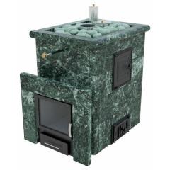 Stove ИзиСтим Анапа-М2 в кожухе из змеевика с открытым верхом
