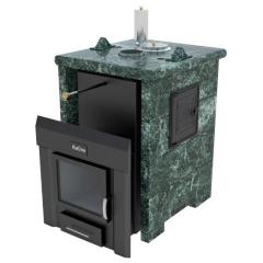 Stove ИзиСтим Анапа-М2 в трёхстороннем кожухе из змеевика