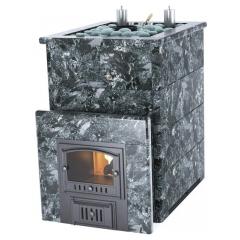 Stove ИзиСтим Домна 45К в кожухе из пироксенита