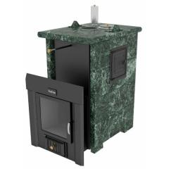 Stove ИзиСтим Геленджик-М2 в трёхстороннем кожухе из змеевика