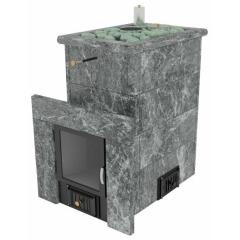 Stove ИзиСтим Геленджик в кожухе из талькохлорита с открытым верхом