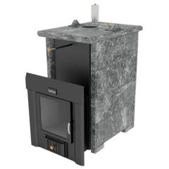 Stove ИзиСтим Геленджик в трёхстороннем кожухе из талькохлорита