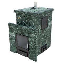 Stove ИзиСтим Сочи-М2 в кожухе из змеевика с открытым верхом