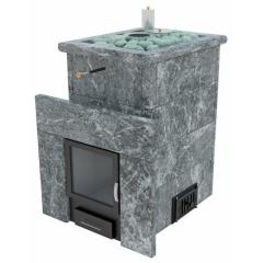 Stove ИзиСтим Сочи в кожухе из талькохлорита с открытым верхом