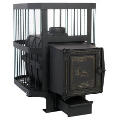 Stove НМК Сибирь-18 с чугунной дверцей в сетке
