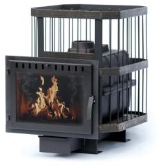 Stove НМК Сибирь-18 с панорамной топочной дверцей