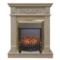 Fireplace RealFlame Adelaida WT с Fobos Lux S BR Дерево Светлый