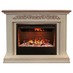 Fireplace RealFlame Leticia WT b Helios 26 3D