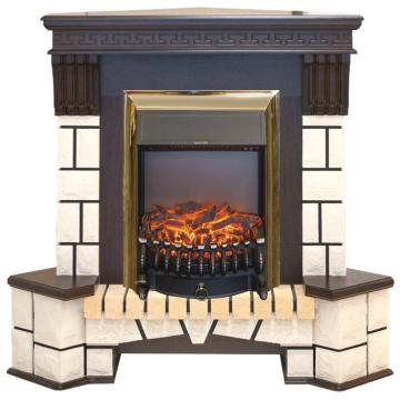 Fireplace RealFlame Stone Corner STD AO Fobos Lux S 