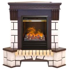 Fireplace RealFlame Stone Corner STD/EUG Olympic 3D