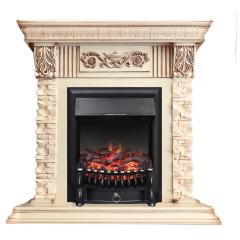 Fireplace Royal Flame Luxemburg с Majestic FX M Brass