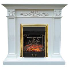 Fireplace Royal Flame беленый Majestic Brass