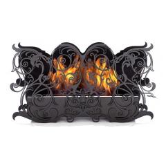 Fireplace Silver Smith Emotion Black