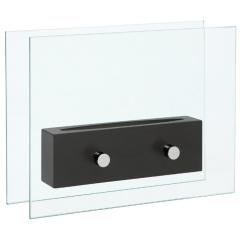 Fireplace Silver Smith Black