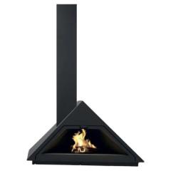 Fireplace TRAFORART вертикальная труба слева